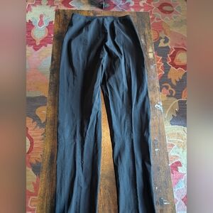 Raffaello Rossi Black Slim Leg Trousers Pinstripe Size 34 Waist 12 Inches